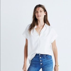 Madewell Central Shirt Pure White
